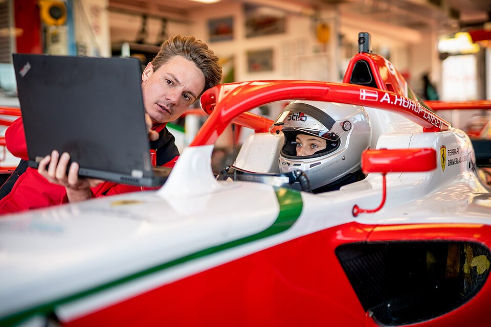 Illustration: Key Milestones in Sarah Moore's Racing Career